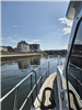 Blick auf die Schleuse in Gray
