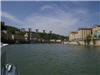 Am Fluss zeigt Lyon ein hübsches Gesicht