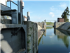Eine écluse de garde, nur bei Hochwasser in Betrieb.
