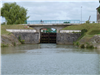 Die Schleuse zum Canal de Bourgogne, wo wir ursprünglich hinwollten.