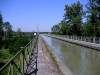 Kanalbrücke über den Allier bei le Guétin.
